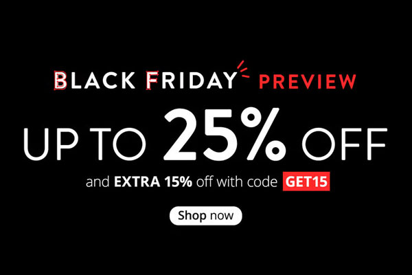 Feelunique official website Black Friday pre-heating up to 25% off sale, fragrance up to 20% off